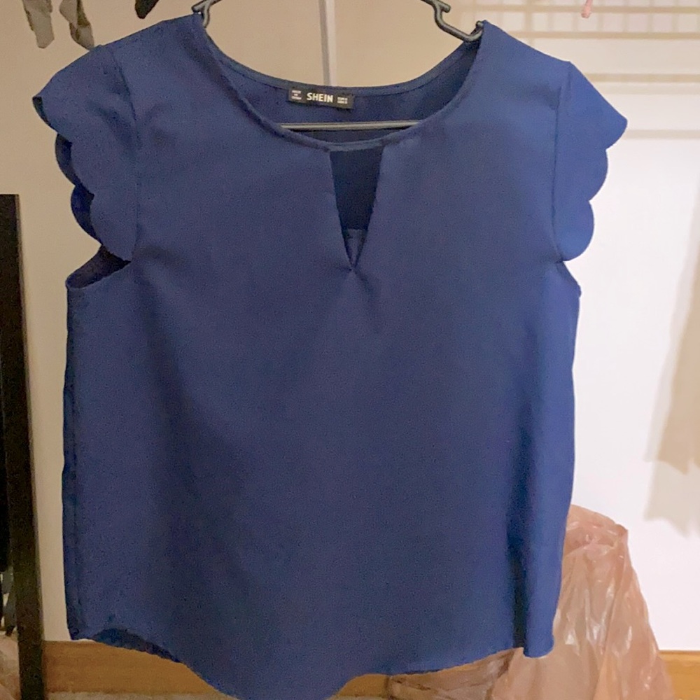 Navy blue shirt from SHEIN